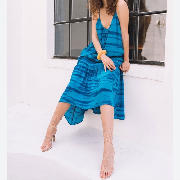 NWT VOLOSHIN Palladio Low Back Maxi Dress - Picture 2 of 9